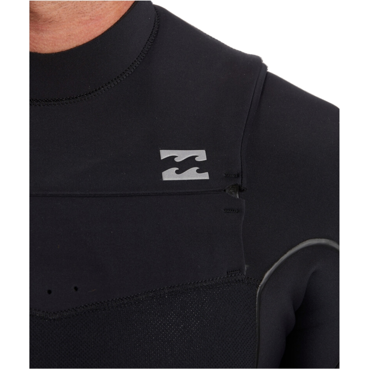 2025 Billabong Heren Furnace Natural 5/4mm Borst Ritssluiting Wetsuit ABYW100260 - Black